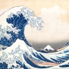 Katsushika Hokusai - The Great Wave off Kanagawa Variante 2
