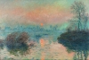 Claude Monet - Sunset on the Seine at Lavacourt, Winter Effect Variante 3