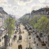 Camille Pissarro - Boulevard Montmartre, Spring Variante 2
