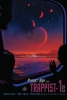 "Trappist 1e" - Visions of the Future Poster Series, Credit: NASA/JPL Variante 1