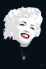 Marilyn Monroe Red Lips Portrait No. 5 Variante 1