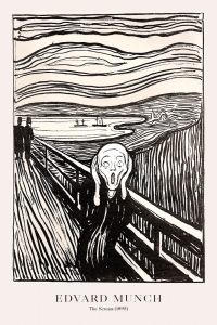 Edvard Munch - The Scream (Litography)