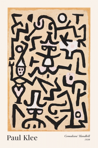 Paul Klee - Comedians' Handbill 