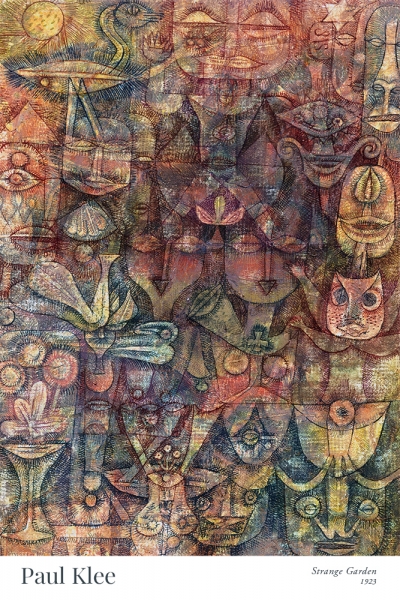 Paul Klee - Strange Garden Variante 1 | 60x90 cm | Premium-Papier wasserfest