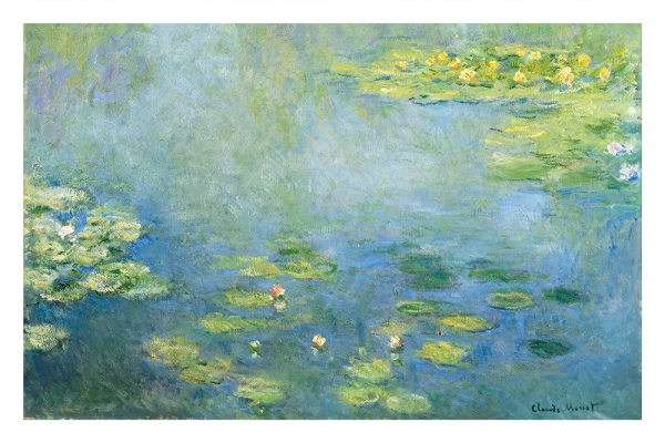 Claude Monet - Water Lilies (ca. 1906) Variante 3 | 13x18 cm | Premium-Papier