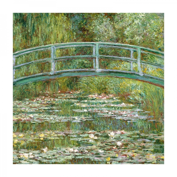 Claude Monet - Bridge over a Pond of Water Lilies 