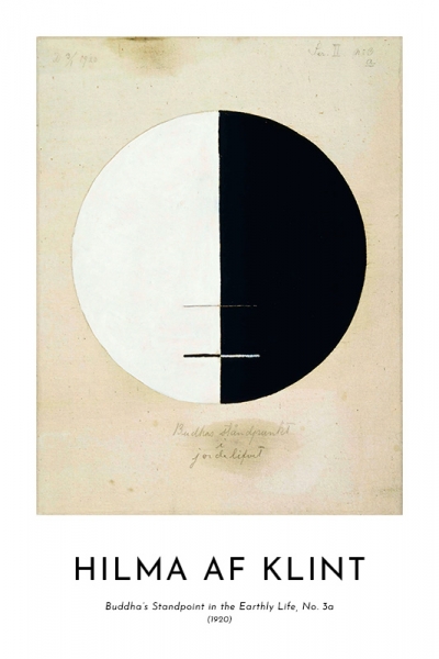 Hilma af Klint - Buddhas Standpoint in the Earthly Life, No. 3a Variante 1 | 30x45 cm | Premium-Papier