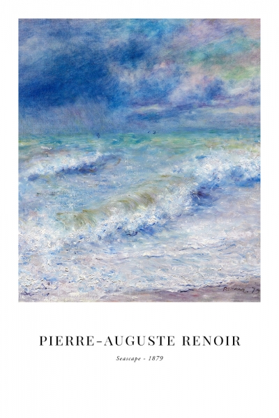 Pierre-Auguste Renoir - Seascape Variante 1 | 30x45 cm | Premium-Papier