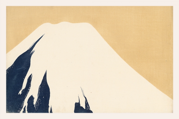 Kamisaka Sekka - Mount Fuji Variante 1 | 60x90 cm | Premium-Papier