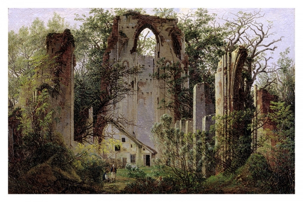 Caspar David Friedrich - Ruins of Eldena near Greifswald 