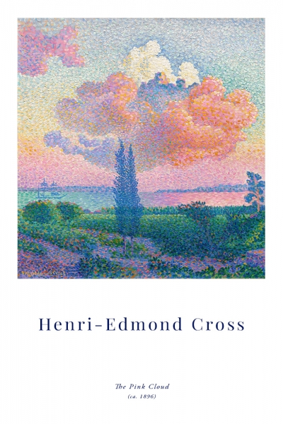 Henri-Edmond Cross - The Pink Cloud Variante 1 | 30x45 cm | Premium-Papier