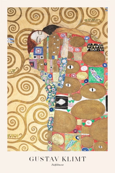 Gustav Klimt - Fulfillment Variante 1 | 30x45 cm | Premium-Papier