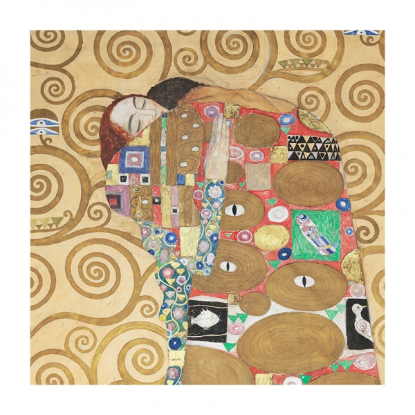 Gustav Klimt - Fulfillment Variante 1 | 60x60 cm | Premium-Papier wasserfest