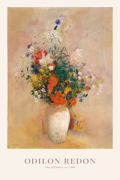 Odilon Redon - Vase of Flowers Variante 1 | 20x30 cm | Premium-Papier