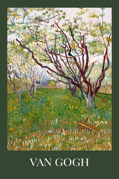 Vincent van Gogh - The Flowering Orchard Variante 1 | 30x45 cm | Premium-Papier