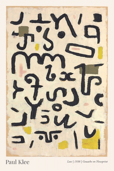 Paul Klee - Law Variante 1 | 40x60 cm | Premium-Papier