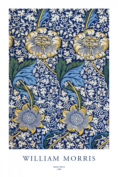 William Morris - Kennet Pattern Variante 1 | 60x90 cm | Premium-Papier
