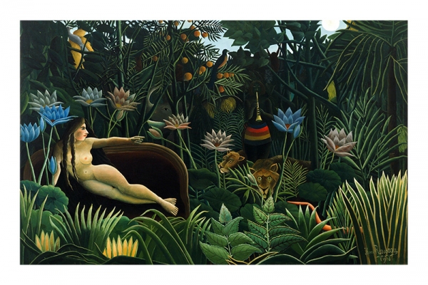 Henri Rousseau - The Dream Variante 1 | 20x30 cm | Premium-Papier