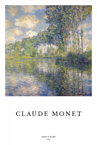 Claude Monet - Poplars on the Epte Variante 1 | 40x60 cm | Premium-Papier