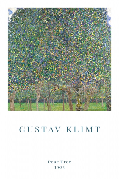 Gustav Klimt - Pear Tree Variante 1 | 60x90 cm | Premium-Papier wasserfest