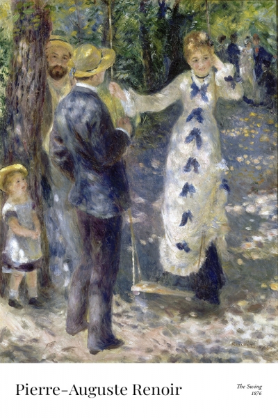 Pierre-Auguste Renoir - The Swing Variante 1 | 13x18 cm | Premium-Papier
