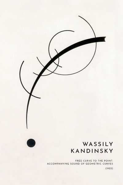 Wassily Kandinsky - Free Curve to the Point: Accompanying Sound of Geometric Curves 