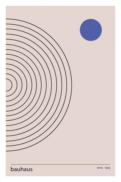 Bauhaus Poster - Harmonic Lines No. 2 