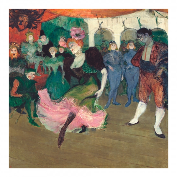 Henri de Toulouse-Lautrec - Marcelle Lender Dancing the Bolero in Chilpéric Variante 2 | 40x40 cm | Premium-Papier