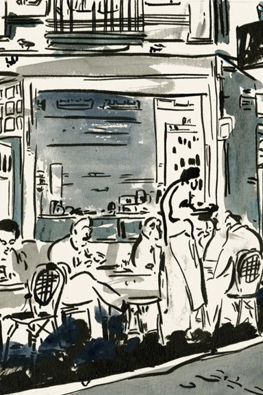Crowded Cafe No. 3 