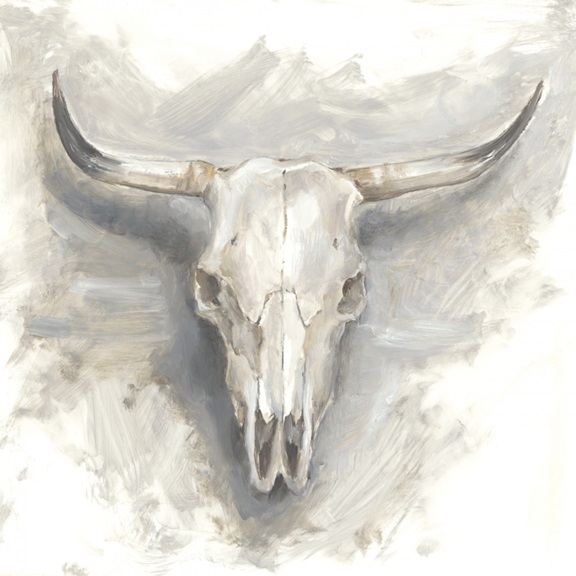 Cattle Skull Variante 1 | 40x40 cm | Premium-Papier