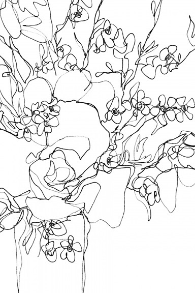Flower Bouquet Sketch No. 1 