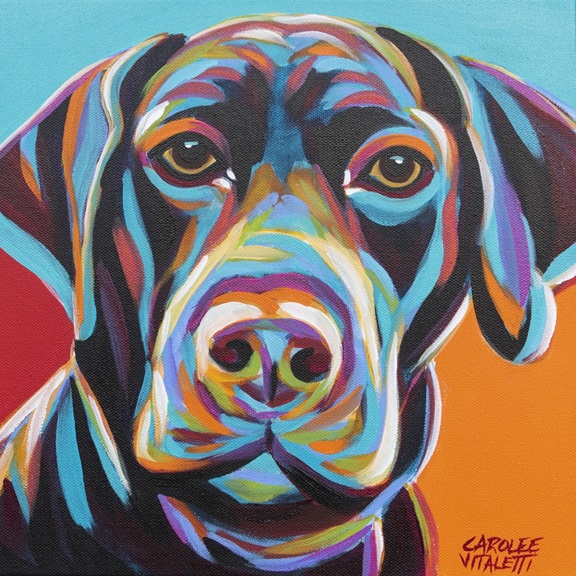 Colourful Dog Portrait No. 2 