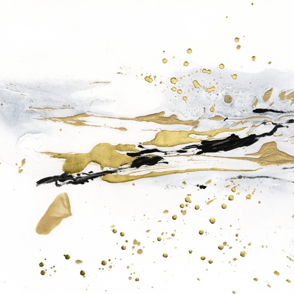 Golden Drops No. 3 Variante 1 | 60x60 cm | Premium-Papier