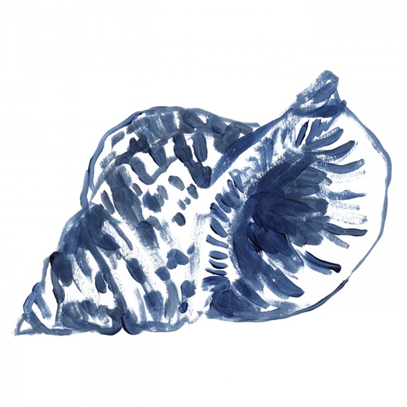 Blue Shell No. 4 Variante 1 | 60x60 cm | Premium-Papier