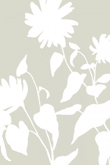 Flowers outline Variante 1 | 30x45 cm | Premium-Papier