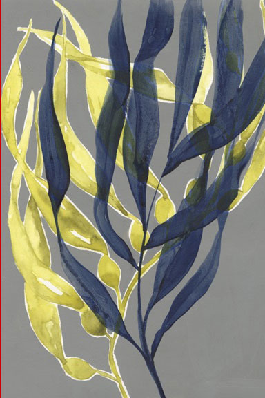 Golden seaweed Variante 1 | 60x90 cm | Premium-Papier