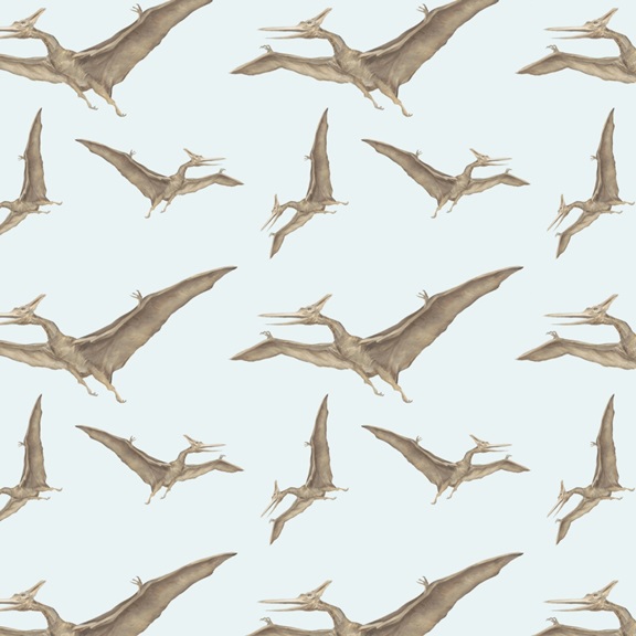 Dinosaur Pattern No. 1 Variante 1 | 60x60 cm | Premium-Papier
