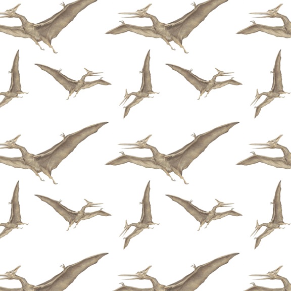 Dinosaur Pattern No. 2 Variante 1 | 60x60 cm | Premium-Papier