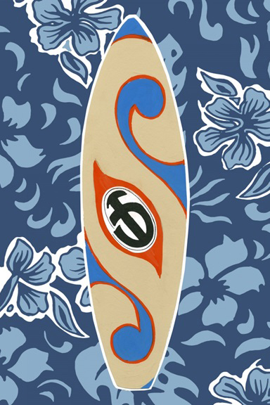 Surfboard Collection No. 3 Variante 1 | 20x30 cm | Premium-Papier