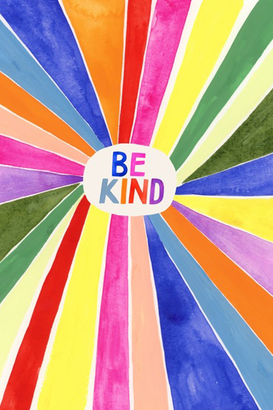 Be Kind Colourful 