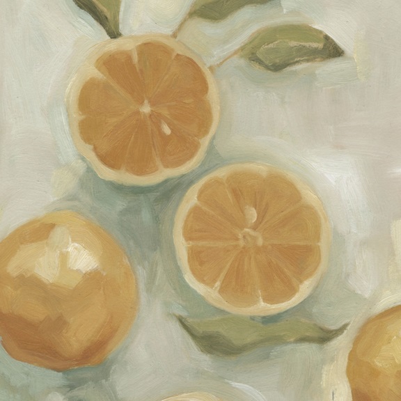 Citrus Paintings No. 1 Variante 1 | 60x60 cm | Premium-Papier