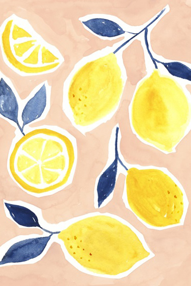 Pastel Lemons 
