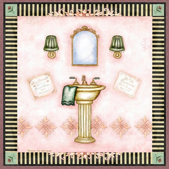 Fancy Pink Bath No. 2 Variante 1 | 60x60 cm | Premium-Papier