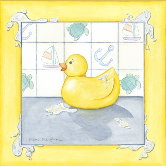Yellow Duckie No. 2 Variante 1 | 60x60 cm | Premium-Papier