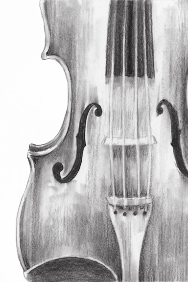 String Instruments No. 1 Variante 1 | 30x45 cm | Premium-Papier