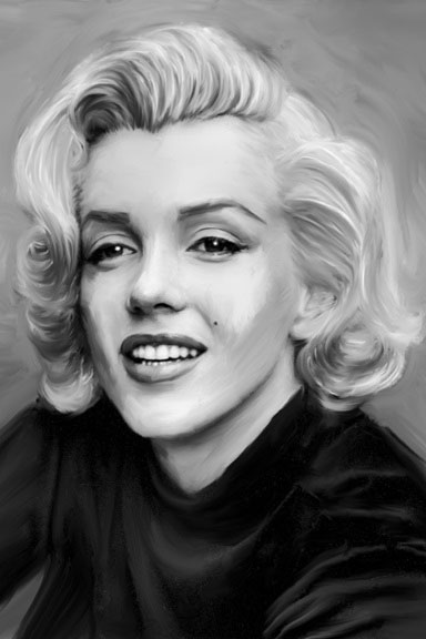 Black & White Marilyn No. 1 