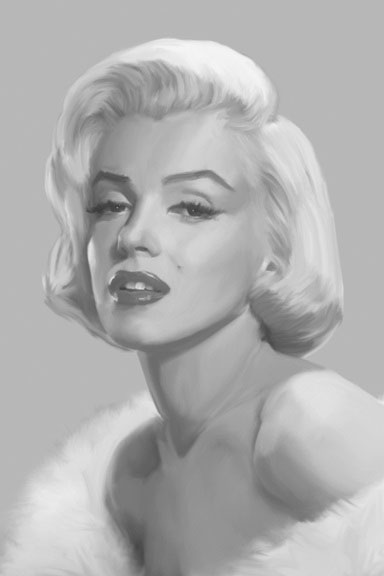 Black & White Marilyn No. 2 