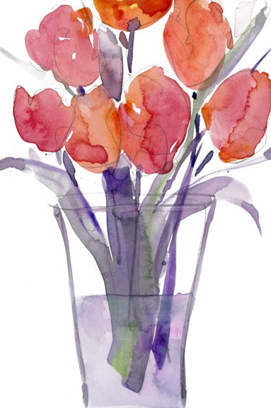 My Favourite Tulips Variante 1 | 40x60 cm | Premium-Papier